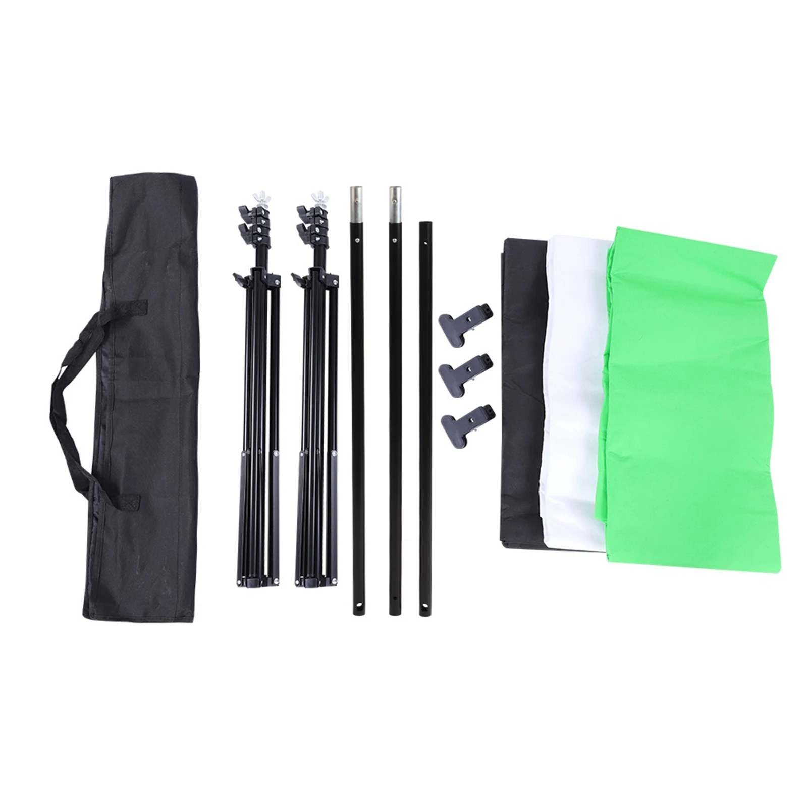 2*2m Photography Chromakey Backdrop Studio Stand Background Clamp Kit Chromakey Backdrop Studio Backdrop Photography Background