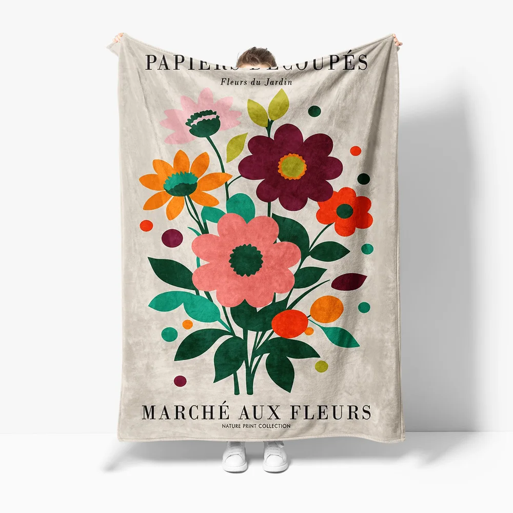 

Красочное одеяло с цветочным принтом, диван-кровать, декоративная наволочка для гостиной, спальни, диван, подарок