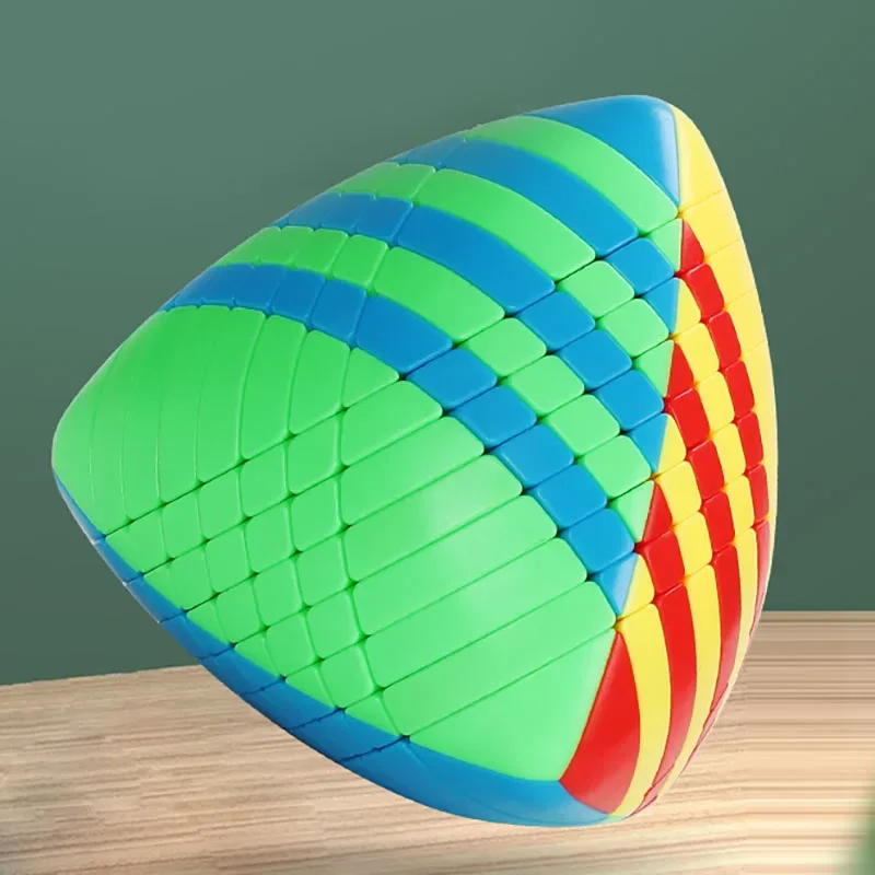 Shengshou Zongzi المكعب السحري ، ألعاب مسابقات تعليمية للأطفال ، مكعب سحري على شكل ، ملون ، طلب 2-10