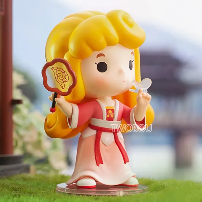 

POPMART Kawaii принцесса Hanfu серии слепая коробка сумка для догадок украшение для рабочего стола милая модель подарок девушка слепая сумка игрушки