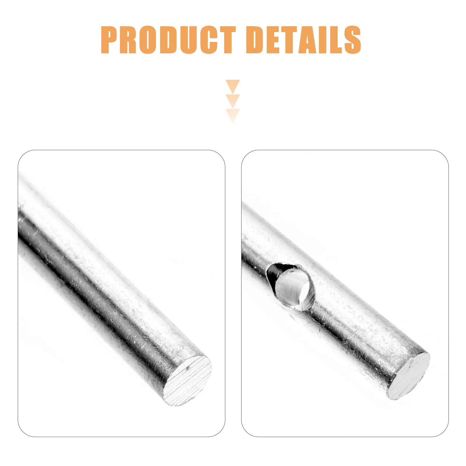 7Pcs Wind Chime Tubes Aluminum Hollow Metal Pipes Quality DIY Wind Chime Parts Replacement Tubes for Outdoor Garden