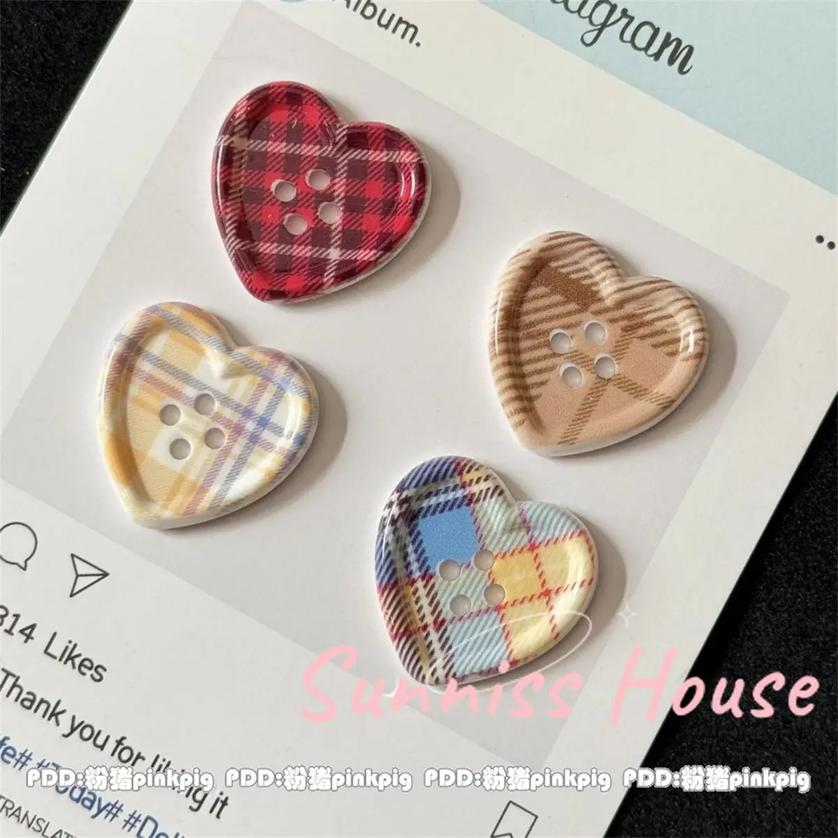 25Pcs Mixed Color Handmade Resin Round 2/4-hole Button for Sewing Clothes Accessories Crafts Scrapbooking DIY Apparel Supplie view 6
