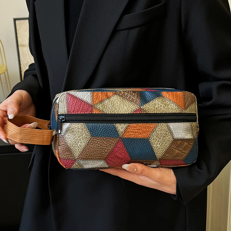 Neutrale Farbige Tragetasche für Männer und Frauen, Geeignet für Kosmetiktaschen und Toilettenartikelbeutel, Kann in der Hand getragen oder als Tasche verwendet werden – Detail 10