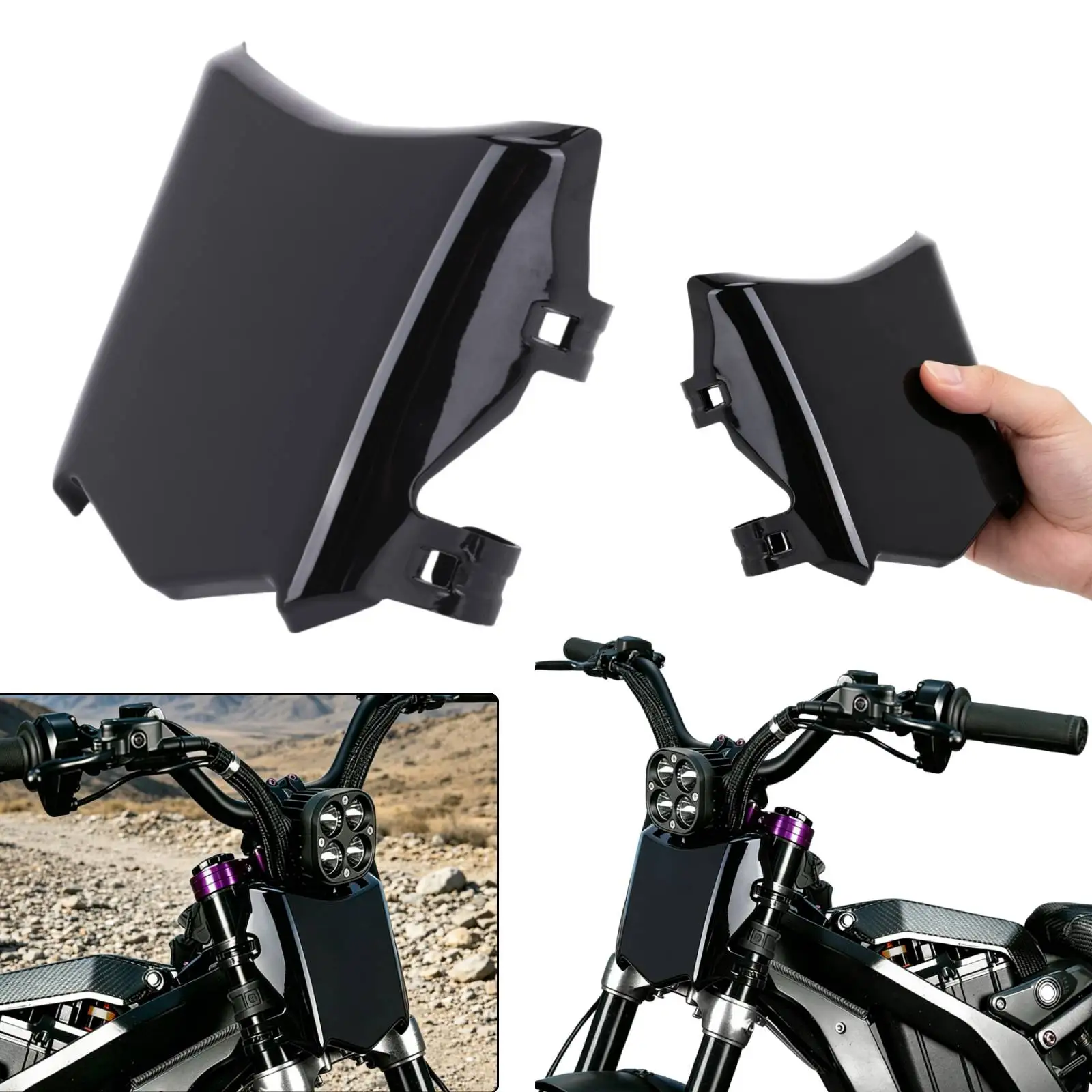 Electric Dirt Bike Plate Replacement for Ebike Sur Ron Light Bee X Surron Light Bee S Unique Design Protective Plate