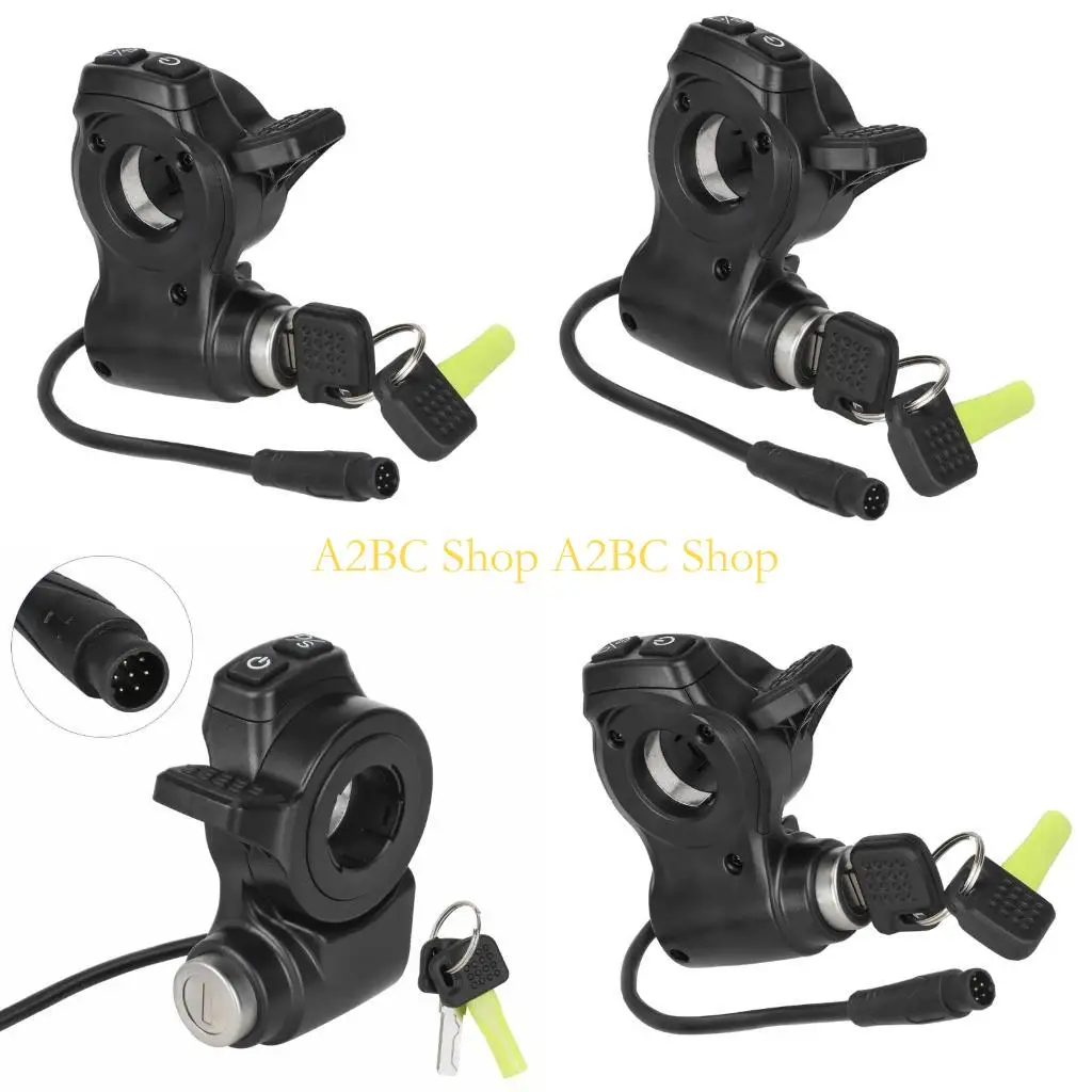 A2BC Electric Scooter Accessory for Kukirin Replacement Double Button Thumb Throttle Accelerator Easy Installation