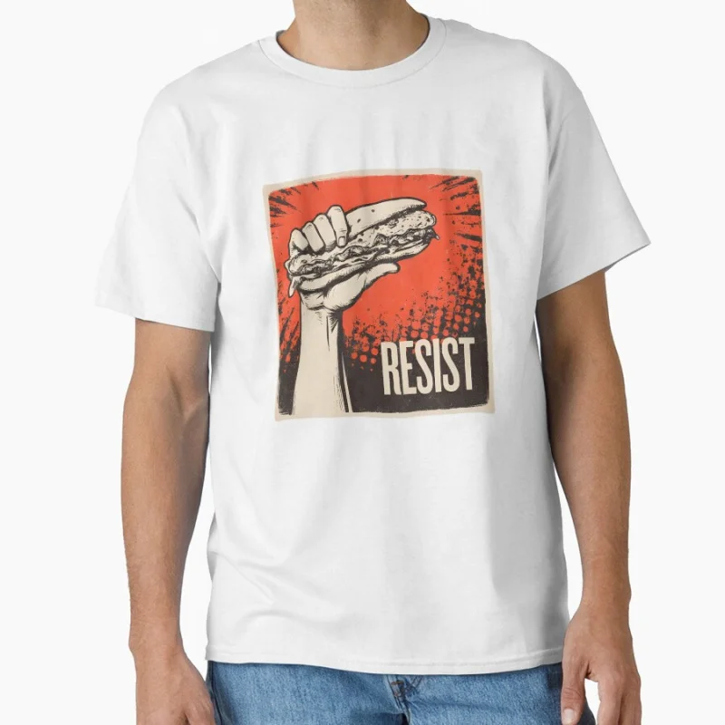 Washington Free Sandwich Guy 2025 Anti trump freedom Funny t shirt for man S-6XL Large size Tops 100% cotton print Clothes