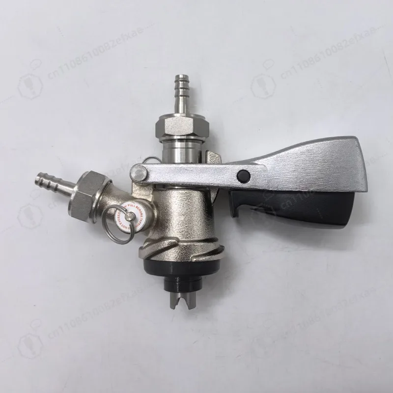 In Stock S Type Manifold Block Beer Distributor with Stainless Steel Handle and Pressure Relief Valve for Draft Beer Kegerator