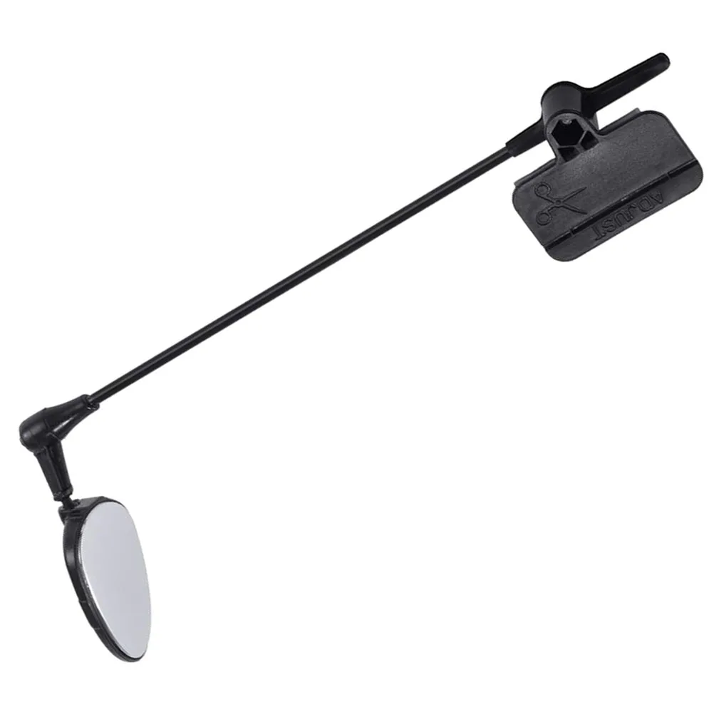 

Mountain Road Bike Rear View Mirror Adjustable Rod Lightweight 360 Degree Clear View Cycling Safety Mirror