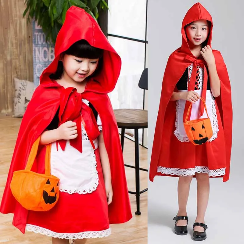 

Girl Little Red Riding Hood Princess Cosplay Outfits Festival Performance Costume Party Halloween Christmas Fairy Tale Costume