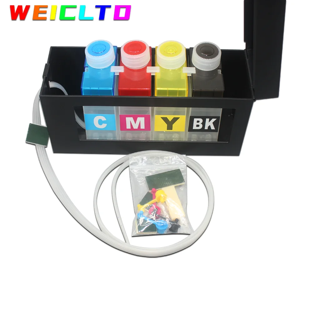 High Quality 4 or 5Color 250ML Ciss Tank for Epson HP Canon Brother Ricoh Roland Muto Printer DTF Transfer DTG DYE Pigment Ink