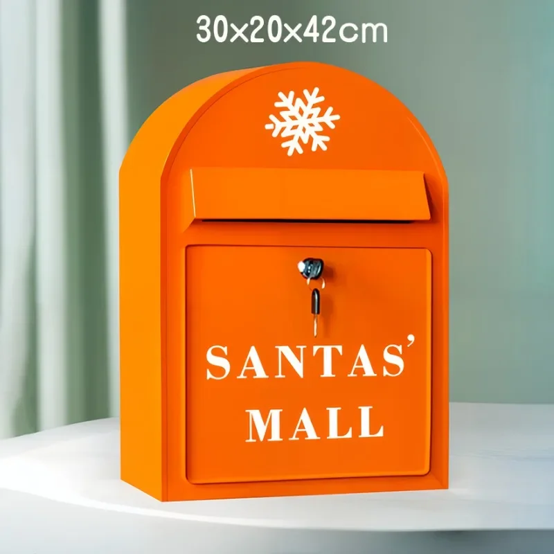 

Уличный почтовый ящик для посылок и писем, настенный почтовый ящик, ящик для сообщений, ящик Санта-Клауса