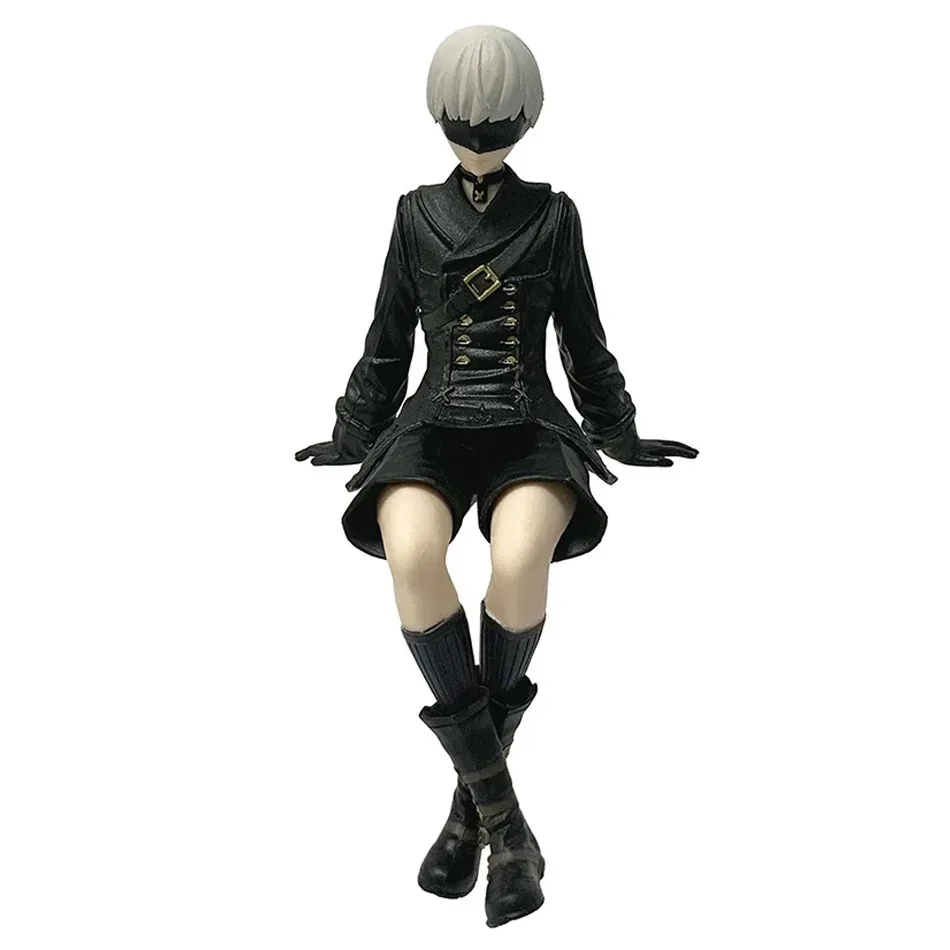 Auf Lager: 13–15 cm schwarz-weiße brandneue Figur, PVcSitting Pose-Modell, Geschenkspielzeug in Sammlerqualität, Neujahrs- und Weihnachtsgeschenk