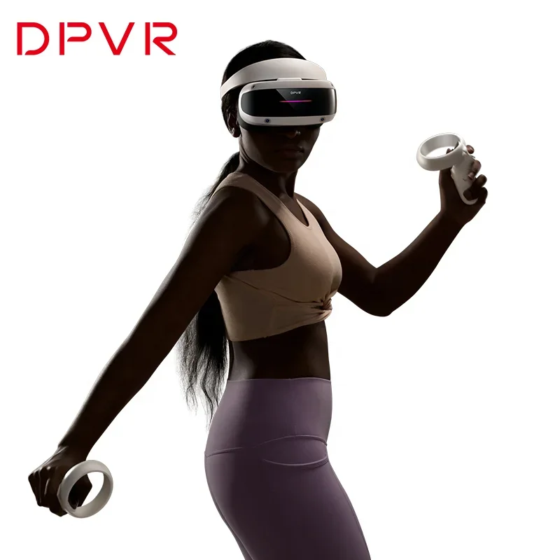 DPVR E4 Virtual Reality Headset Vr Headsets For Pc Gaming Fashion Design Gaming Accessories Wholesale Price With High Quality