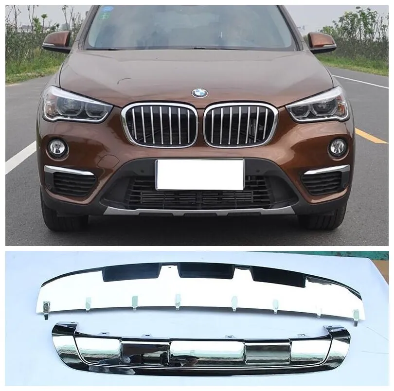 

For BMW X1 F48 2016-2019 High Quality ABS Car Front Splitters Rear Bumper Protector Guard Plate