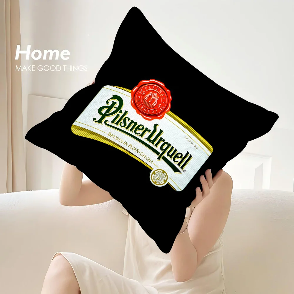 P-Pilsner-U-UrquellS Pillow Case Sofa Decorative Home Double-sided Print Plush Square Throw Pillow Covers Cushion Decor Cover