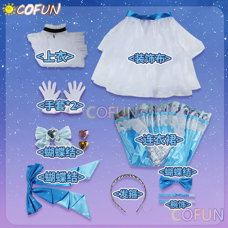 COFUN [Personalizzato] Gioco THE IDOLM@STER CINDERELLA GIRLS Tachibana Arisu/Sakurai Momoka Costume Cosplay Abiti Abito da donna