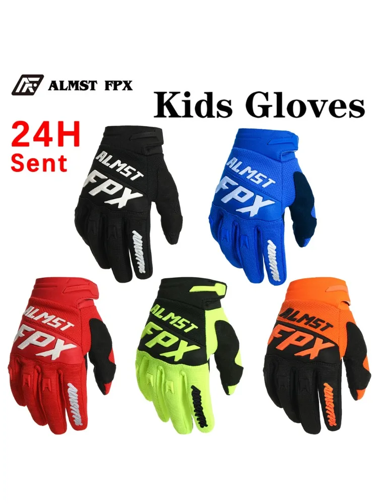 AliExpress ALMST FPX Age 4-12 Years Old Kids Full Finger Balance Bicycle Gloves Off-Road Racing Motorcycle Gloves Mountain Road Bike Children Gloves