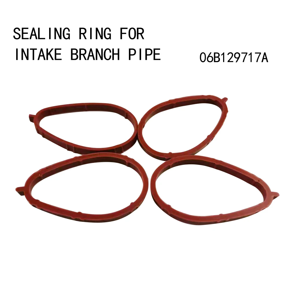 4Pcs Sealing ring for intake branch pipe For Audi A4 S4 Skoda Superb VW Passat 06B129717A