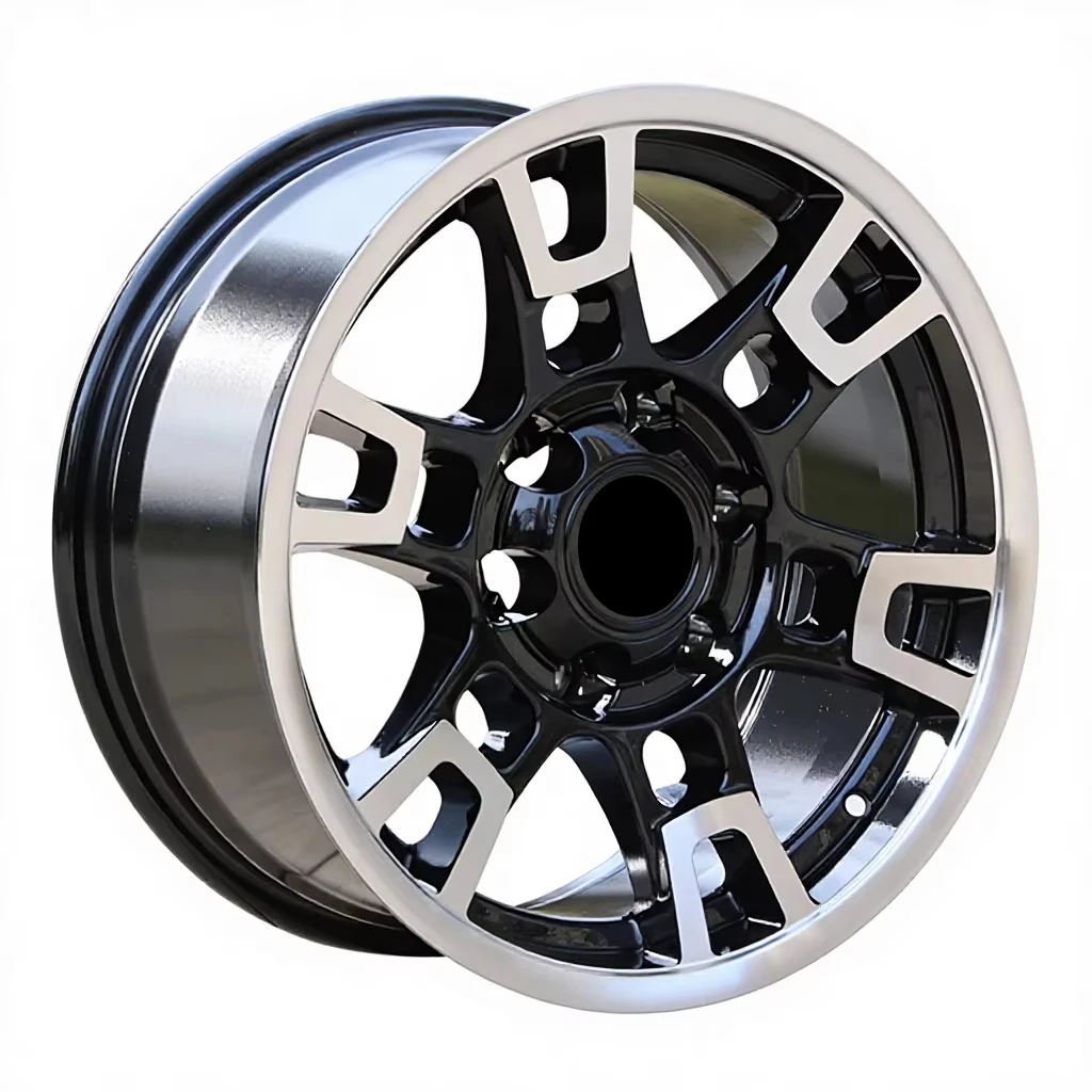 

CYX965543 New 17inch Aluminum Off-road Wheel Hub Black Finish Replacement for Isuzu Pajero PCD 139.7mm ET 0mm Width 9