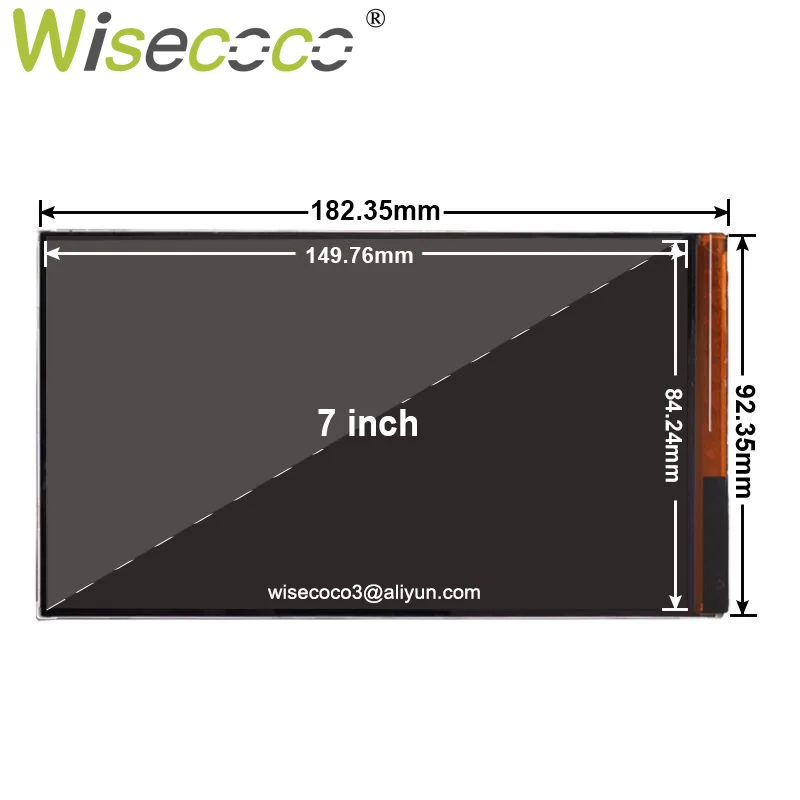7 pollici 1920x1080 FHD LCD Landscape Display in-cell capacitivo touch MIPI Control Board