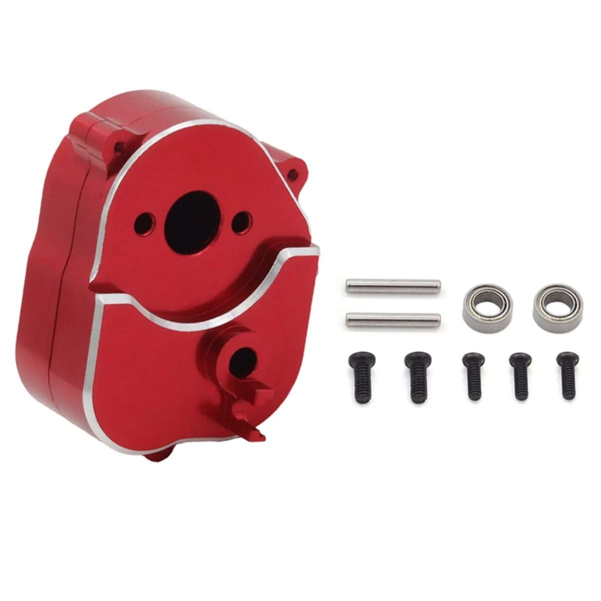 

IINBD-For 1/12 MN82 LC79 MN78 Transmission Metal Gear Box Red