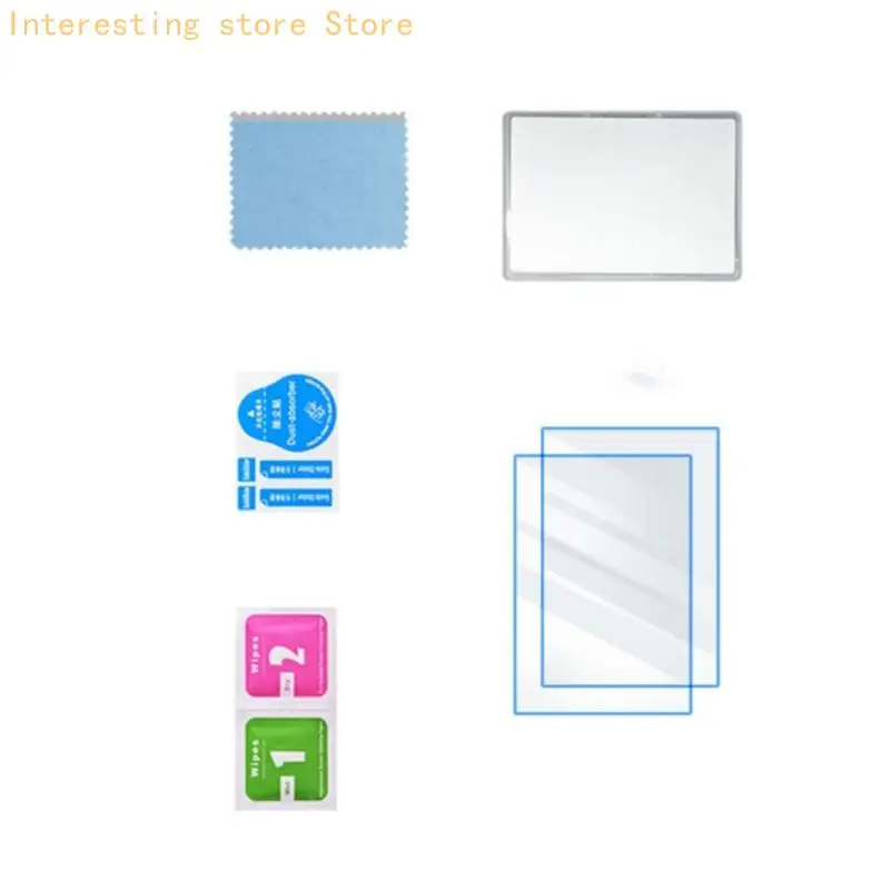 

2PCs Reinforced Glass Screen Cover For Extremes Conditions AntiGlare Surfaces Precisions Cut Edges 55KC