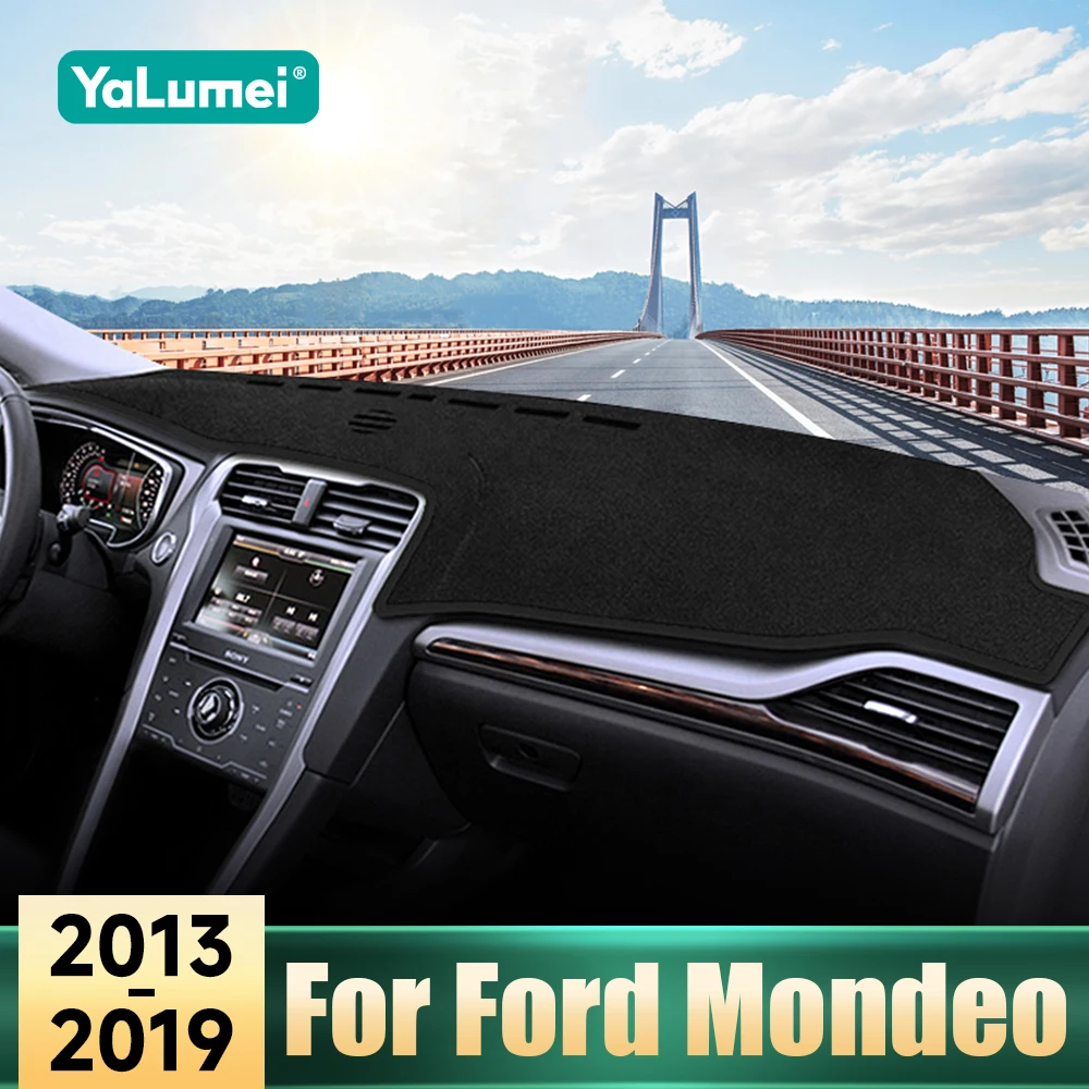 Zubehör für Ford Mondeo 5 MK5 Fusion 2013 2014 2015 2016 2017 2018 2019 Auto-Armaturenbrett-Abdeckung, vermeiden Sie Lichtpolster, Sonnenschutzmatten