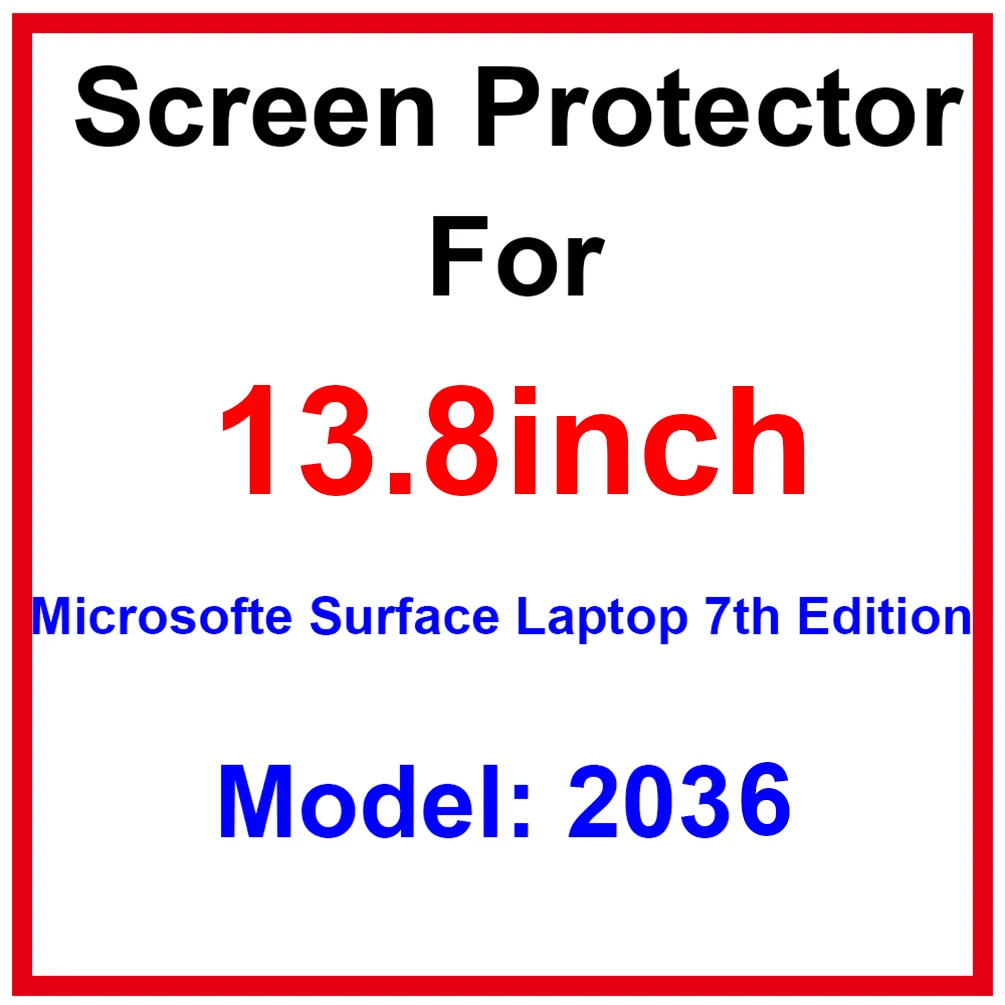 For Microsoft Surface Laptop 7 13.8inch Screen Protector HD 9H 0.3MM Tempered Glass for Surface Laptop7 13.8