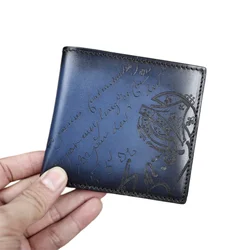 DIMY 2023 New Men's Wallet Leather Short Wallet Coin Wallet