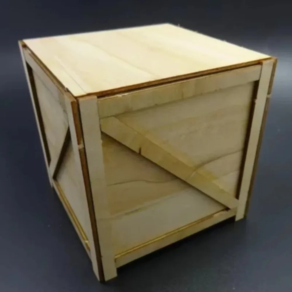 1/14 타미야 RC 트럭 스카니아 벤츠 볼보 장식 운송 나무 상자