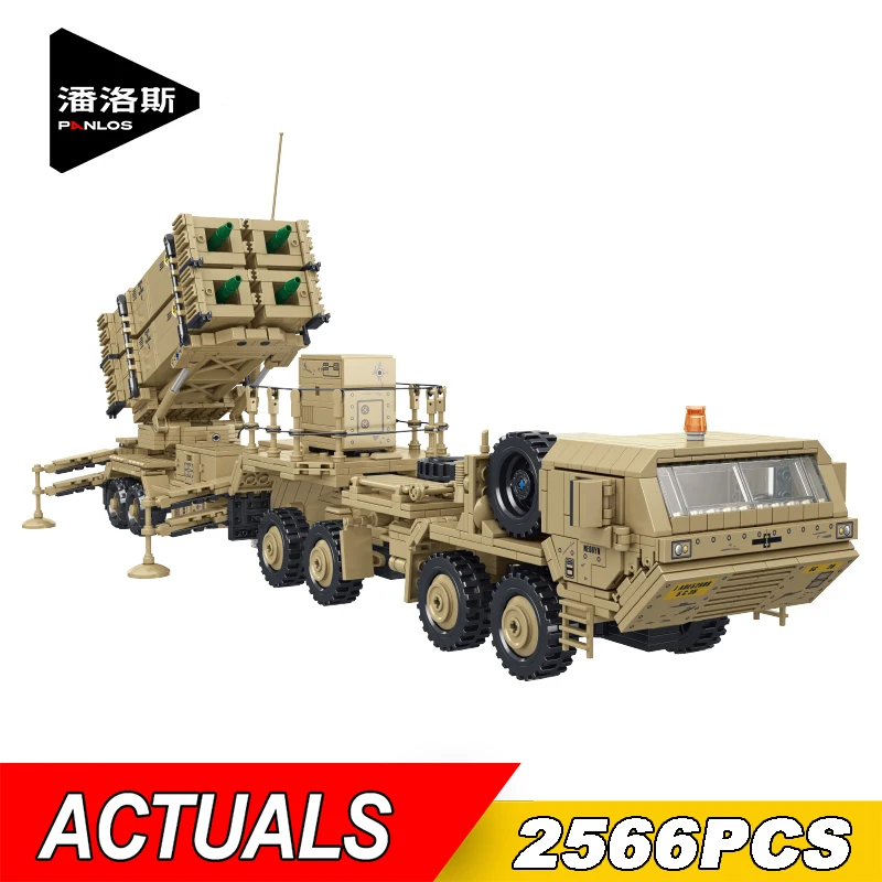 NEW 2566Pcs Military M983 Missile Vehicle Building Blocks Technical Trailer Car Bricks Toys Birthday Gifts Boys Set Christmas