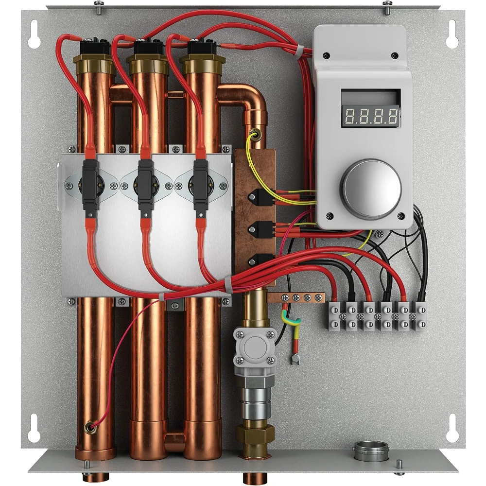 Imagem -02 - Rheem-aquecedor de Água Elétrico sem Tanque Aquecedor de Água Cinza 24kw 240v Rtex24