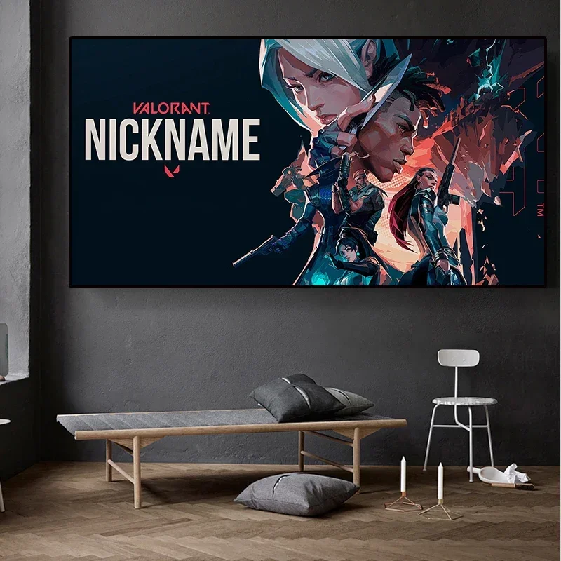 Valorant Girls Video Game Sexy Anime Print Picture For Room Living Wall Art Decor Home Decoration Canvas Painting Posters Gift