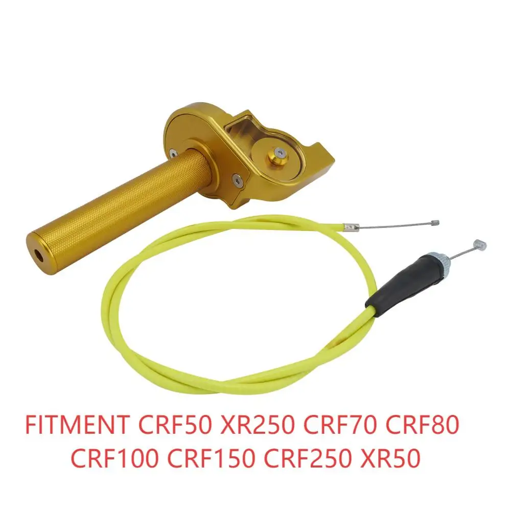

Quick Twister Throttle Assembly + Throttle Cable CNC for Honda CRF50 CRF70 CRF80 CRF100 CRF150 CR250 XR50 XR250 Dirt Pit Bike