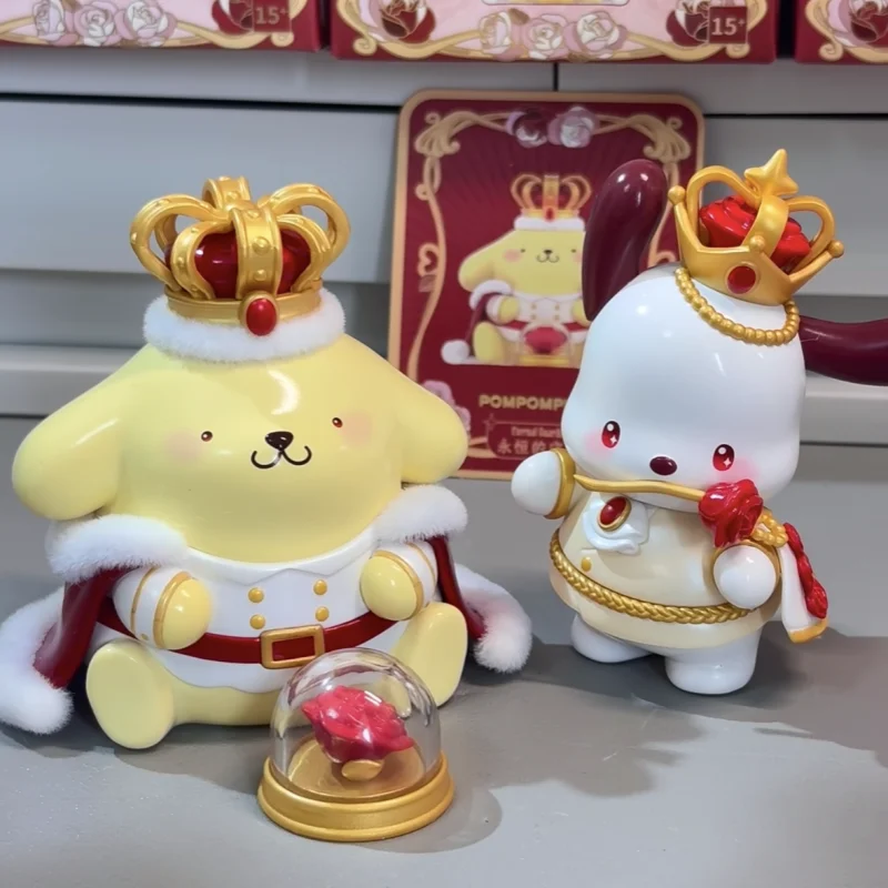 

TOPTOY Blind Box Rose Night Series Sanrio Kuromi Cinnamoroll Collectible Figurine Desktop Decoration Gift For Women