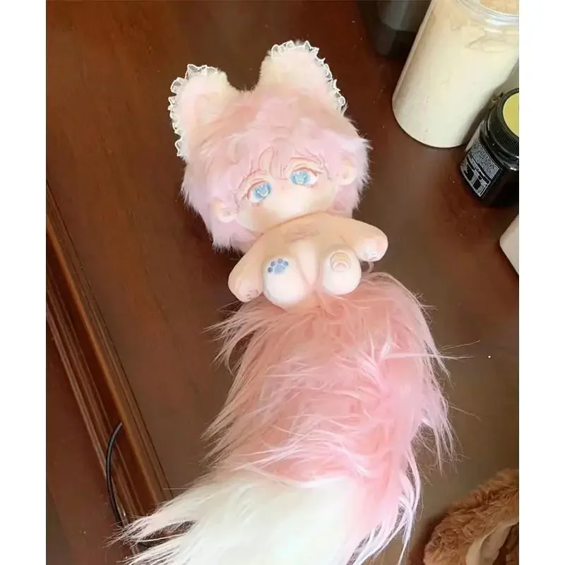 Kawaii Plüsch Baumwoll puppe Idol gefüllt Super Star Figur Puppen niedlichen fetten Körper Kirschblüten Mädchen Puppe kann Kleidung Geschenk ändern