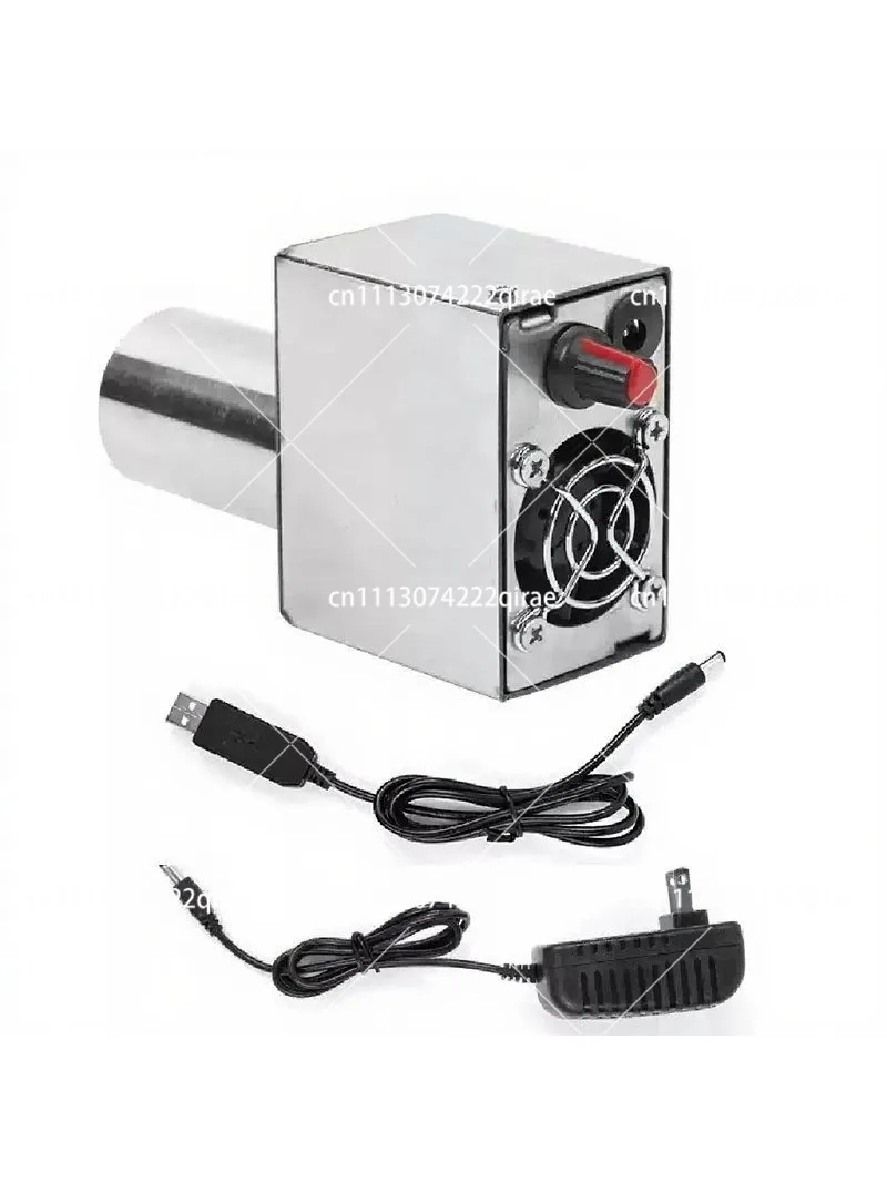 Outdoor Multi-Function Turbo Adjustable Blower USB DC Fan for BBQ & Smokeless Wood Stove