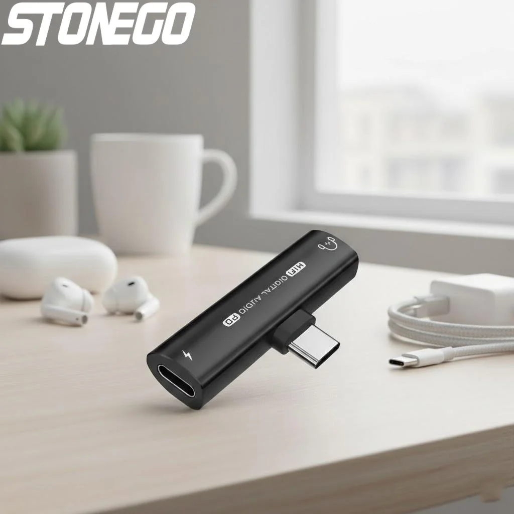 

Адаптер Type-C 2-в-1, аудиокабель 3,5 мм для наушников, для мобильных телефонов и планшетов, с поддержкой зарядки USB-C и аудио