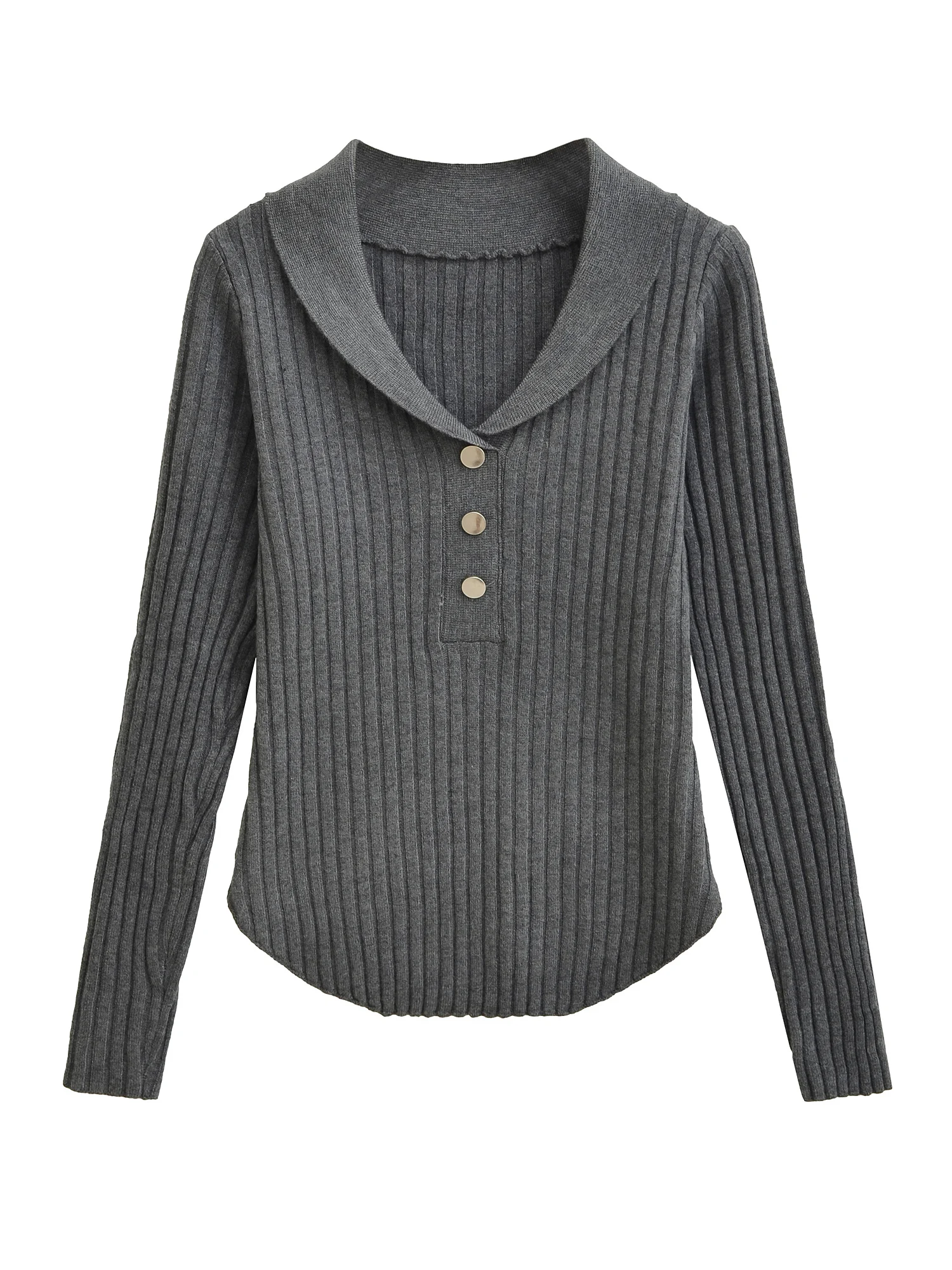 

Американский трикотаж в стиле ретро, длинный све, облегающий женский топ с воротником irt на талии, пикантная основа, модный универсальный топ для девочек