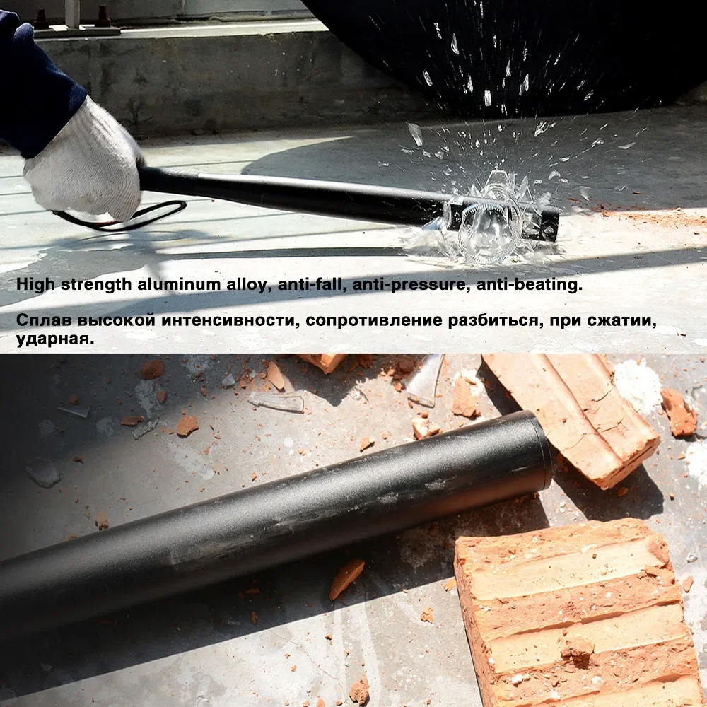 Aluminium Alloy Stick Torch Water-proof Baseball Bat Flashlight Ultra Bright LED Baton Emergency Self Defense Outdoor Lighting