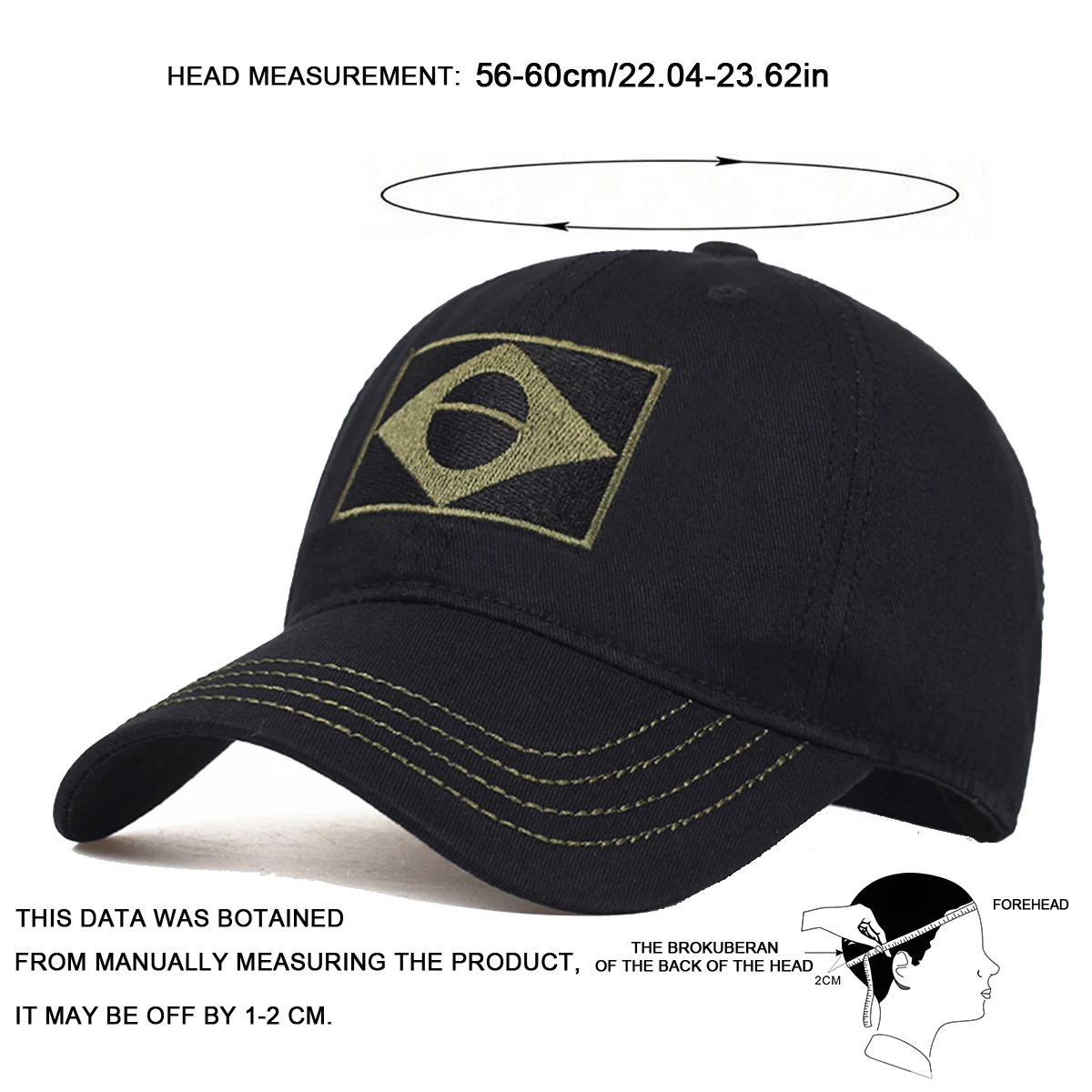 قبعة بيسبول تكتيكية للرجال ، علم البرازيل ، حماية من الشمس ، قبعة سناب باك ، قبعة جولف غير رسمية ، قبعة إيرسوفت ، أزياء الذكور ، الصيف