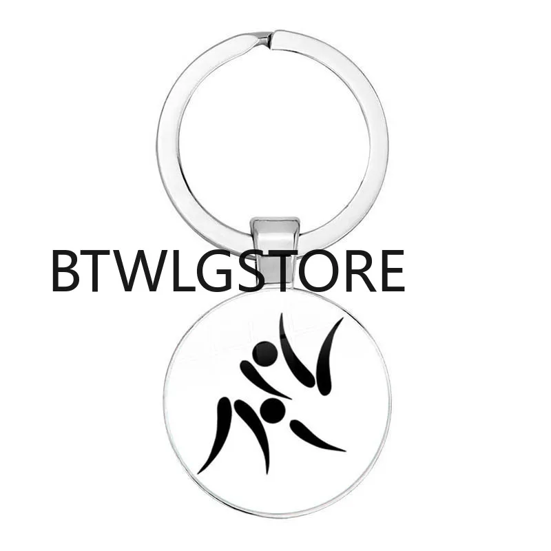 Novelty and Fashion Love Judo Karate Keychain Wholesale Manufacturer Direct Sales