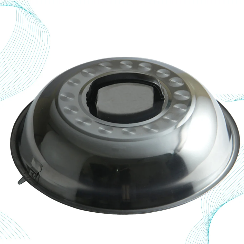 

Stainless Steel Pot Lid Anti Oil Splashing High Temperature Resistant Kitchen Gadget Cookware Easy Lifting Steam Retention Home