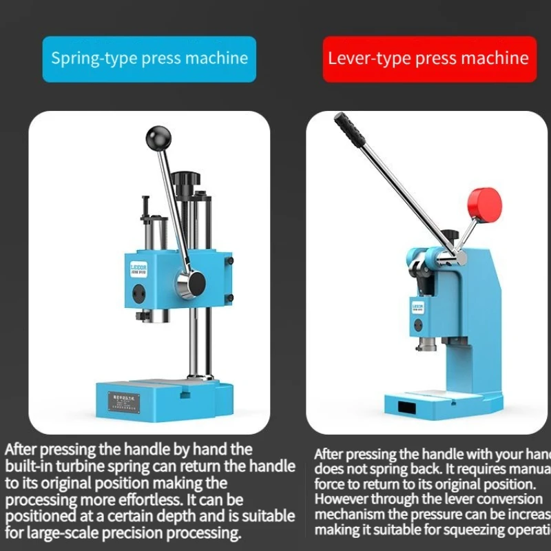 آلة الضغط اليدوية الدقيقة الصناعية / الزناد / آلة المضخة اليدوية / نوع الرافعة من نوع الربيع فائق الكفاءة لسطح المكتب #4