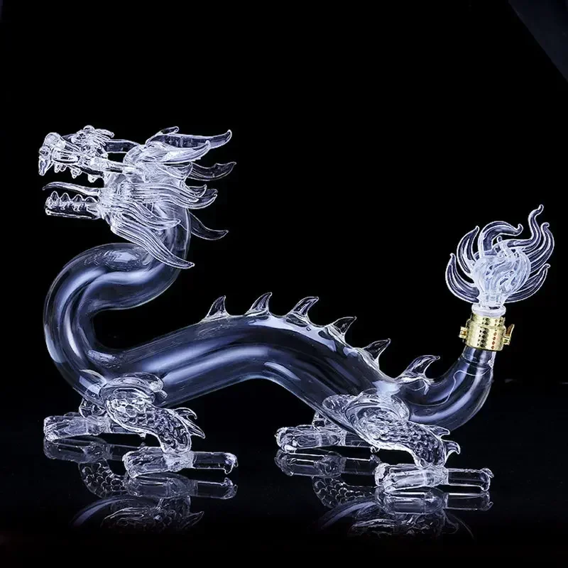 

Dragon Shaped Whiskey Decanter for Liquor, Scotch Bourbon Fashion Design, Home Bar