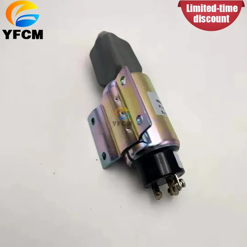 SA-3838 Fuel Stop Solenoid for Machine Electric Parts 12V 24V Flameout Shut Off Solenoid 2003-24e7u1b1s2a