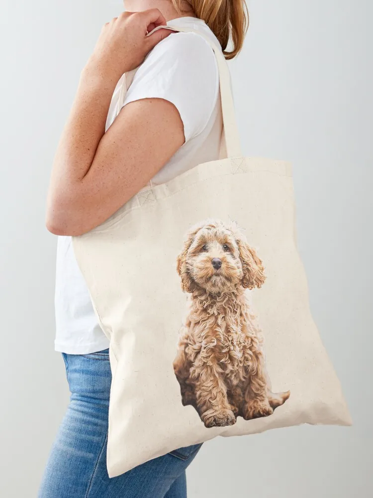 

Cockapoo Cavoodle Labradoodle Cute Puppy Dog- Poodle x Tote Bag reusable shopping bag Women's bag hand bags Women's shopper