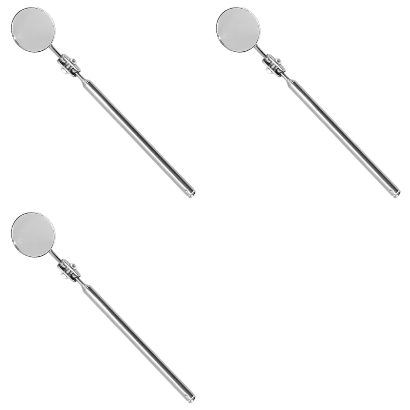 

3X универсальное автомобильное инспекционное зеркало, складной телескопический отражатель, сварочное зеркало для шасси