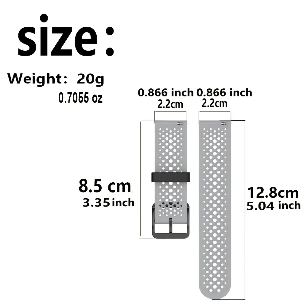 22mm Sports Silicone Watch Strap For Xiaomi Mi Watch S4 S3 Mi Watch s2 42mm 46mm For Mi Watch Color Mibro X1 Replacement Strap