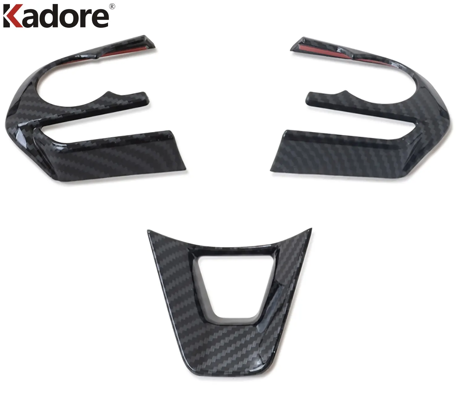 الداخلية عجلة القيادة غطاء لوحة الكسوة اكسسوارات السيارات لتويوتا فينزا هارير 2020 2021 2022 2023 2024 2025